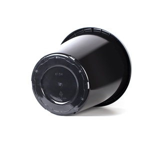 Lọ hoa nhựa màu đen với rơm 4 giỏ hoa grandi mỗi chậu ươm piante - Product Image 2