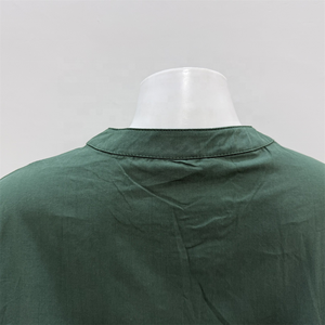 Camicia Vintage da Donna Stile Europeo e Americano, Vestibilità Ampia, Tinta Unita, Collo a <span class=keywords><strong>V</strong></span>, Bottoni, Maniche Lunghe per Primavera Estate - Product Image 4