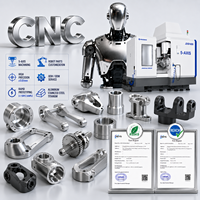Support de précision en acier inoxydable/alliage d'aluminium usiné CNC 5 axes, pièce métallique industrielle personnalisée pour systèmes mécaniques