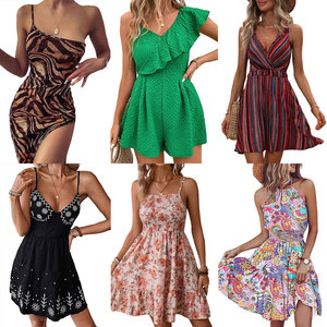 Wholesale Cheapest Vendors Bulk <b>Clothes</b> Crop Top Manufacturer Blouses Curve Robe Women Vestido Used Dress Clothe - Product Image 5