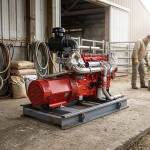 Generador de 50KW 80KW 200KW 500KW 100KVA 300KVA 400KVA Tipo Abierto, Energía de Respaldo Industrial, Venta Directa de Fábrica HSD-80YN - Product Image 4
