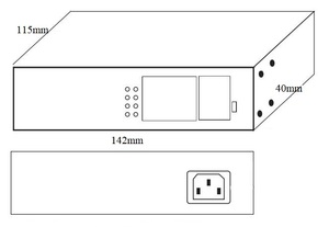 พอร์ต RJ45 6*10/100M แบบไม่ต้องจัดการ PoE Switch 1-4 รองรับ IEEE 802.3 Af/at สวิตช์เครือข่ายมาตรฐาน - Product Image 1