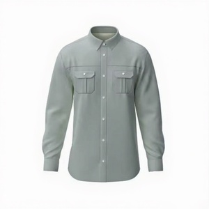 เสื้อตกปลาแขนยาวป้องกันแสงแดดแบบกำหนดเอง เสื้อผ้าตกปลาเดินป่ากลางแจ้ง แห้งเร็ว ติดกระดุม - Product Image 5