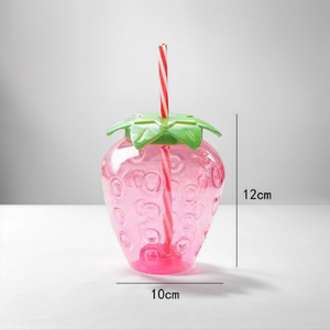 Gobelet Kawaii en plastique <span class=keywords><strong>de</strong></span> 500 ml pour thé au lait, jus et boissons, motif <span class=keywords><strong>fraise</strong></span>, idéal pour les fêtes - Product Image 5