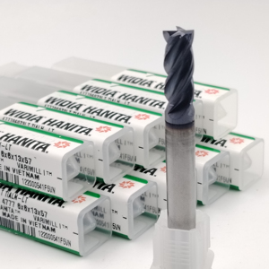 Fresa de extremo de carburo sólido de alto rendimiento <span class=keywords><strong>Widia</strong></span>, revestimiento de TiAlN a través de CNC para materiales de aleación endurecida de hierro fundido de acero inoxidable - Product Image 1