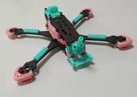 Nouveau cadre de drone FPV en fibre de carbone LaunchFPV Mark5 de 5 pouces, charge utile 1 kg, conception de course