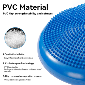 Disque d'équilibre universel gonflable durable pour yoga, coussin de massage et tapis d'équilibre - Product Image 3