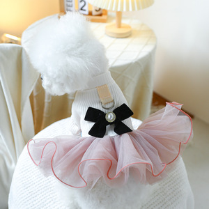 PETCIRCLE Pet Circle Spring and Autumn Pet Clothing Small Dog Puppy <b>Cat</b> <b>Clothes</b> Anna Tutu Skirt - Product Image 1