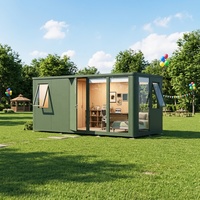 COCOVIA Maison Modulaire en Alliage d'Aluminium à Installation Manuelle, Double Vitrage Trempé, pour Jardin
