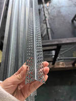 Galvanisé Plâtre pour cloisons sèches expansées perforées Perle d'angle en plâtre Perle d'angle en métal à 90 degrés
