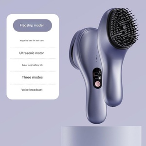 Peigne de massage électrique pour la tête à ions négatifs, instrument de massage sans fil, thérapie de la tête, lumière rouge, masseur du cuir chevelu pour les méridiens - Product Image 5