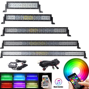 ไฟ LED บาร์ 4x4 JL JK ATV UTV ขนาด 22 นิ้ว RGB หลายสี 5D 120W สำหรับขับขี่ออฟโรด แบบสปอต ฟลัด คอมโบ บีม - Product Image 1