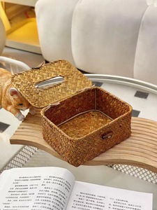 Mô hộp bìa vuông hình chữ nhật Bàn cà phê lưu trữ cho phòng khách hoặc xe - Product Image 4