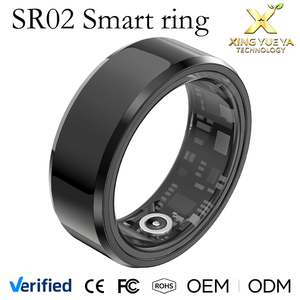 2026 SR02 Smart <b>Ring</b> Fashion <b>Ceramic</b> Stainless Steel IP68 Waterproof Heart Rate Blood Oxygen Health Monitor Sleep Tracker <b>Ring</b> - Product Image 1