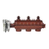 Interruptor de Corte de Carga SF6 Trifásico Aierway de 24kV y 275mm de Espaciado, Corriente Nominal de 630A para Sistema de Suministro de Energía de Anillo Principal o Radial Doble