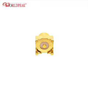 Connecteur coaxial RF plaqué or SMP prise mâle droite 6.2mm pour <span class=keywords><strong>trompette</strong></span> PCB avec test de pulvérisation de sel de 48 heures - Product Image 2