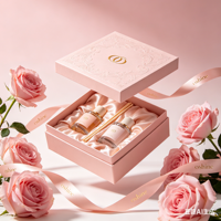 Boîte cadeau d'emballage cosmétique de parfum haut de gamme écologique personnalisée avec logo personnalisé, impression UV, échantillon gratuit avec plateau intérieur