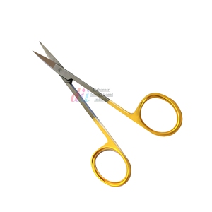 Tijeras de Carburo de Tungsteno para Iris, Acero Inoxidable, Afiladas, Herramientas Quirúrgicas Oftálmicas y Dentales, Proveedor Mayorista - Product Image 2
