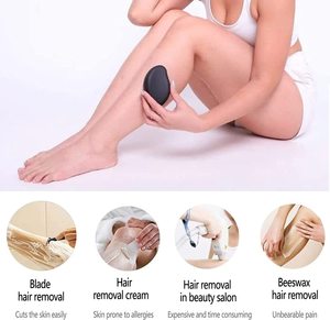 Épilateur en cristal, outil <span class=keywords><strong>d</strong></span>'épilation indolore, éliminateur de poils magique en cristal pour les bras et les jambes, outil <span class=keywords><strong>d</strong></span>'exfoliation - Product Image 5