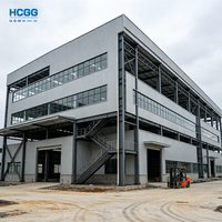 Parc industriel préfabriqué à structure en acier multi-étages pour l'aménagement et la construction d'ateliers, d'entrepôts, de bureaux et d'usines