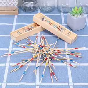 Jeu de bâtonnets en bambou pour enfants de 4 à 6 ans, jeu de société interactif, entraînement mental, jeu parent-enfant - Product Image 1