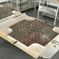 Système de changement rapide de moule magnétique permanent électrique pour machine de moulage par injection, force de maintien de 160 N par cm², serrage automatique