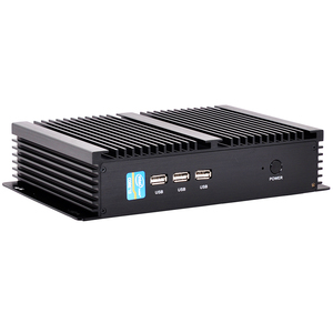 มินิพีซีอุตสาหกรรมแบบไร้พัดลม ขนาดกะทัดรัด ทนทาน สำหรับใช้งานกลางแจ้ง 12V Intel Core I5 8350U แรม <span class=keywords><strong>DDR3</strong></span> รองรับ SSD/HDD กล่องคอมพิวเตอร์สำหรับการประมวลผลขั้นสุดท้าย (Edge Computing) สำหรับตู้คีออสก์และตู้เอทีเอ็ม - Product Image 2