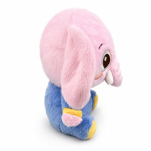 Peluche Éléphant Rose avec Grandes Oreilles et Rembourrage en Coton pour Filles, Compagnon de Sommeil, Cadeau d'Anniversaire, Poupée en Peluche Animale - Product Image 4