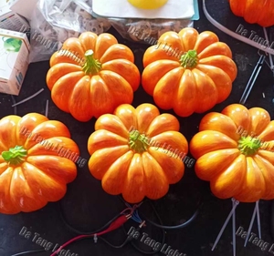 Harvest Pumpkin <b>Light</b> Sculpture for <b>Shopping</b> Centers Parks Resorts Markets and Seasonal Festival Decoration Displays - Product Image 4