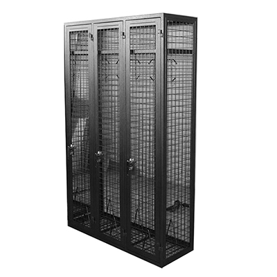 Storage Tool Mesh Cabinet Security Wire Locker - Double Door