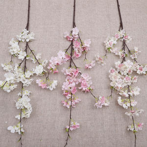 Fleurs artificielles à tige unique, fleur de cerisier, décoration de mariage, fleur en soie pour la <span class=keywords><strong>photographie</strong></span> - Product Image 5