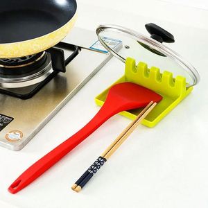 Home Multifunctional Spatula <b>Rack</b> Drainage Design Durable for Kitchen Countertop Lid Spoon Chopstick Utensil Storage <b>Rack</b> - Product Image 5