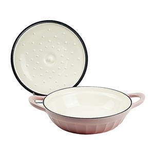 Meilleures ventes de chauffe-plats <span class=keywords><strong>en</strong></span> <span class=keywords><strong>fonte</strong></span> émaillée isolés et sains pour la cuisson à domicile <span class=keywords><strong>en</strong></span> argile et <span class=keywords><strong>en</strong></span> céramique - Product Image 3