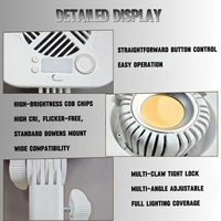 Luz LED de Estudio de 150W Continuos, 13300lm, Alto CRI 95+, Temperatura de Color Ajustable 2700-6500K, para Grabación de Video en Interiores y Entrevistas