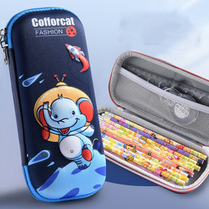 Estuche de Lápices de Gran Capacidad con Diseño 3D de Dibujos Animados, Impermeable, con Cierre Suave, para Niños, 23x10x5cm, para la Escuela y la Oficina - Product Image 5