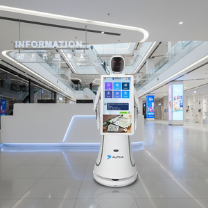 Robot de Servicio de Recepción Humanoide ALPHA Amy Plus con Pantalla Grande de 21.5 Pulgadas, Navegación Láser Autónoma e Interacción con el Cliente - Product Image 5