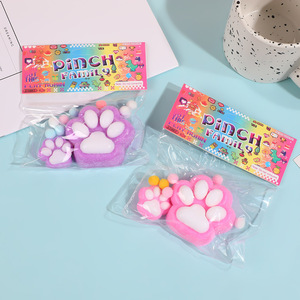 Lot de jouets sensoriels en silicone souple en forme de patte de chat, jouets créatifs anti-stress à presser, vente en gros pour cadeaux - Product Image 3