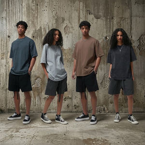 Camiseta Oversize Vintage Desgastada Personalizada OEM ODM, Estilo Urbano, con Rasgaduras, MOQ Bajo, Logotipo Personalizado - Product Image 5