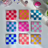 Hot Punch Aiguille Tufté Personnalisé Mini Dessous De Verre À La Main Tricot Cuisine À Manger Tasse Tapis pour La Décoration Intérieure DIY Tapis & Pads