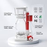 Reef Royal Marine Protein Skimmer Desain Aman Hemat Energi Pompa 24V DC Filter Air Akuarium Komersial Rumah Tangga