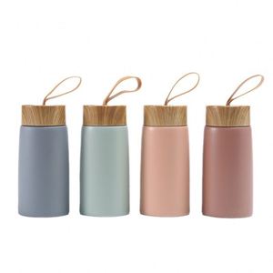 Termo Personalizado de 280 ml con Tapa con Patrón de Madera, Acero Inoxidable 304 Aislado, Botella de Agua de Bolsillo para Niños y Estudiantes, Vaso Térmico - Product Image 1
