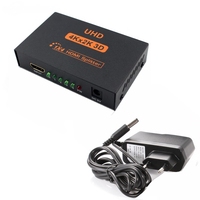 4K 2 / 4 Port HDMI dağıtıcı 1X4 1X2 HDMI 1 4 2 Out HDMI Video Hub tekrarlayıcı amplifikatör PS5 PS4 için Laptop monitörü PC TV kutusu