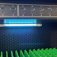 Armoire de charge intelligente à 30 ports avec écran |   Chargeur rapide PD 30W, type A, type C, avec casier de rangement