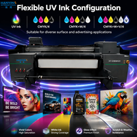 Impresora de Inyección de Tinta Híbrida UV de 1.9m, Nueva, de Alta Resolución, Multifuncional, para Pancartas, Vinilos, Papel Tapiz, Cuero, Tablero KT, Adhesivos para Automóviles, Comercial