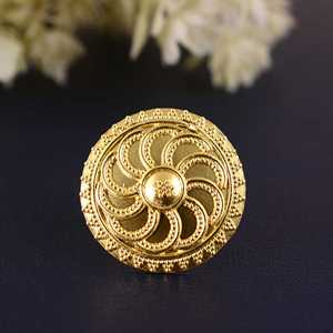 Elegant design <b>Boho</b> Mandala <b>Ring</b> Brass <b>Rings</b> For Women 18K Gold Plated Tribal Sunburst <b>Ring</b> for Wholesale/OEM/ODM - Product Image 5