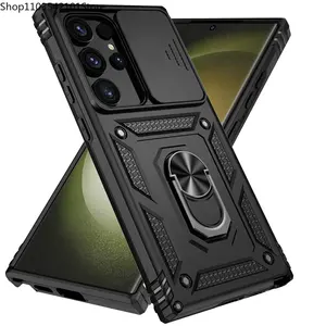 ขาตั้งแบบห่วงหมุนได้นิ่งเลนส์กล้องถ่ายภาพเกรดทหารเคสเกราะสำหรับ <span class=keywords><strong>Samsung</strong></span> <span class=keywords><strong>Galaxy</strong></span> S24 S23 S22 S21 <span class=keywords><strong>FE</strong></span> <span class=keywords><strong>S20</strong></span> Note 20 M53เป็นพิเศษ M33 - Product Image 3