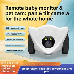 Robot Inteligente para Alimentación <span class=keywords><strong>de</strong></span> Mascotas, Cámara Móvil para Toda la Casa, Monitoreo Remoto Inalámbrico, Audio Bidireccional, Visión Nocturna - Product Image 4