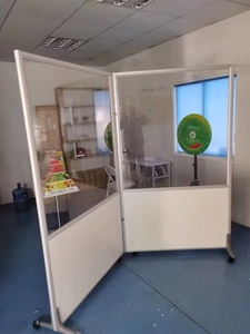 Mampara de Acrílico Ligera y Duradera, Fabricada con Material Orgánico de Vidrio, <span class=keywords><strong>para</strong></span> Separar Áreas de Comedor en Restaurantes - Product Image 4