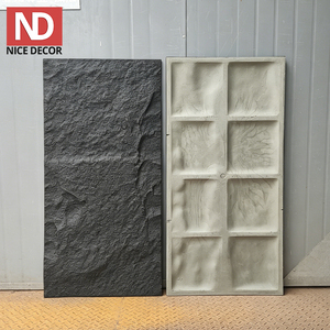Panneau mural en pierre champignon 3D de style design industriel, revêtement extérieur en placage artificiel, pierre PU, fausse <span class=keywords><strong>roche</strong></span> pour murs extérieurs - Product Image 1