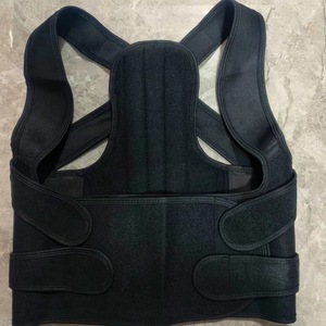 Civière <span class=keywords><strong>lombaire</strong></span> extensible 4 plaques de soutien Correcteur de posture Ceinture arrière taille homme - Product Image 6
